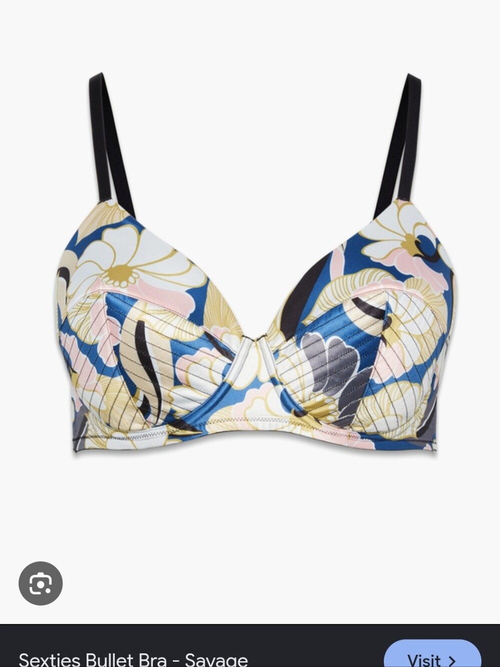Savage X Fenty Sexties Bullet Bra 36C